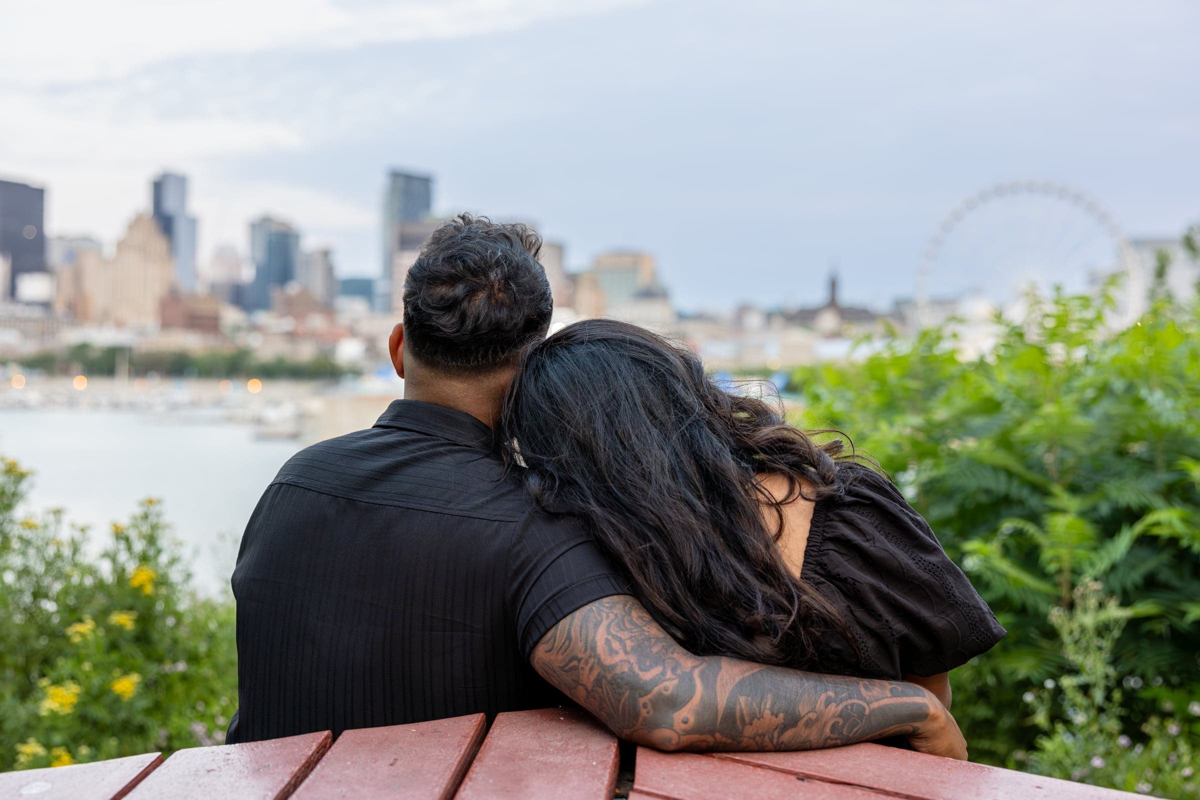 Romantic couple portrait session in Montreal by Kar-Mei Quach
